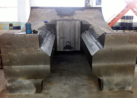 長城鑄鋼加工的3件60噸機(jī)身發(fā)往國內(nèi)有名的鍛壓廠